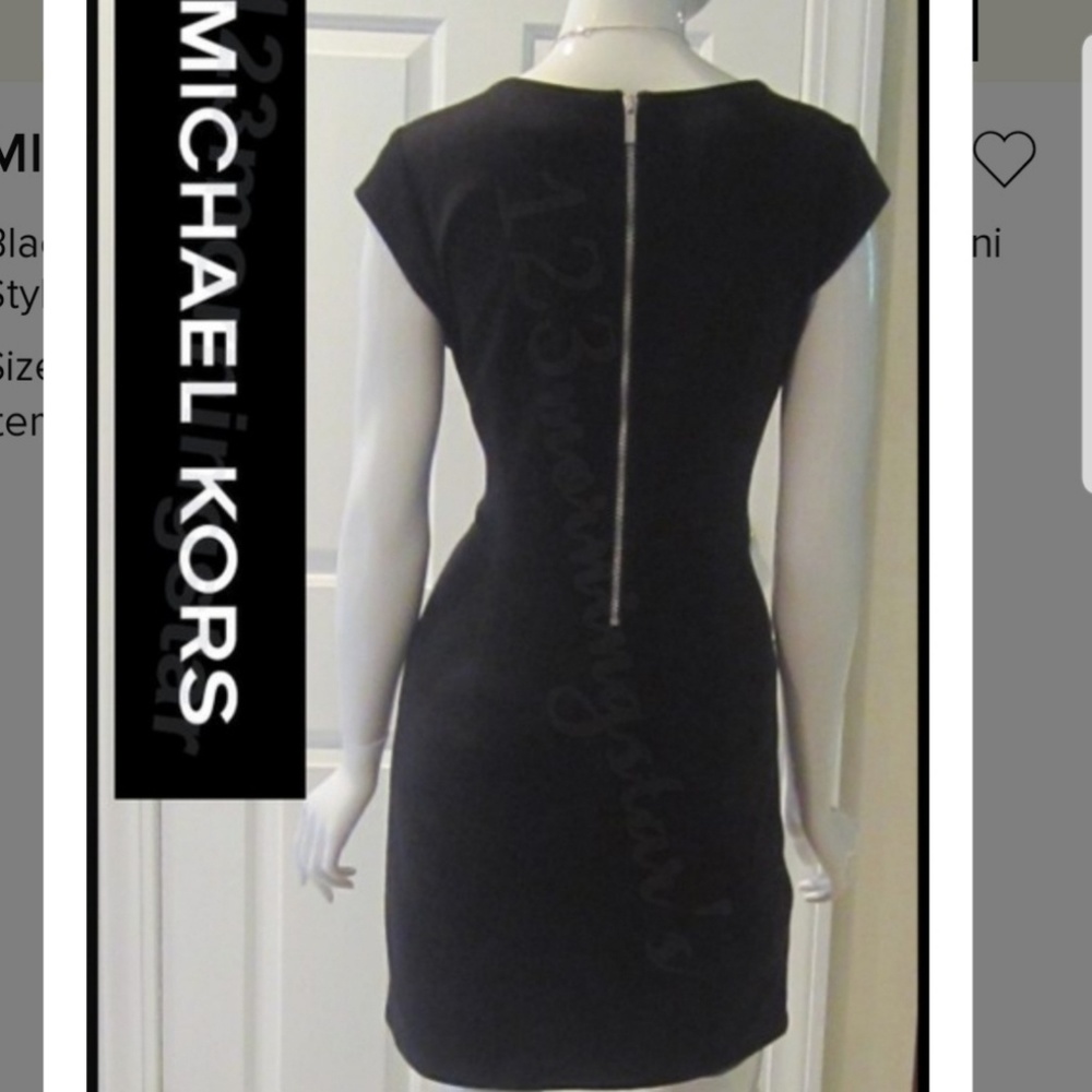 mk black dress